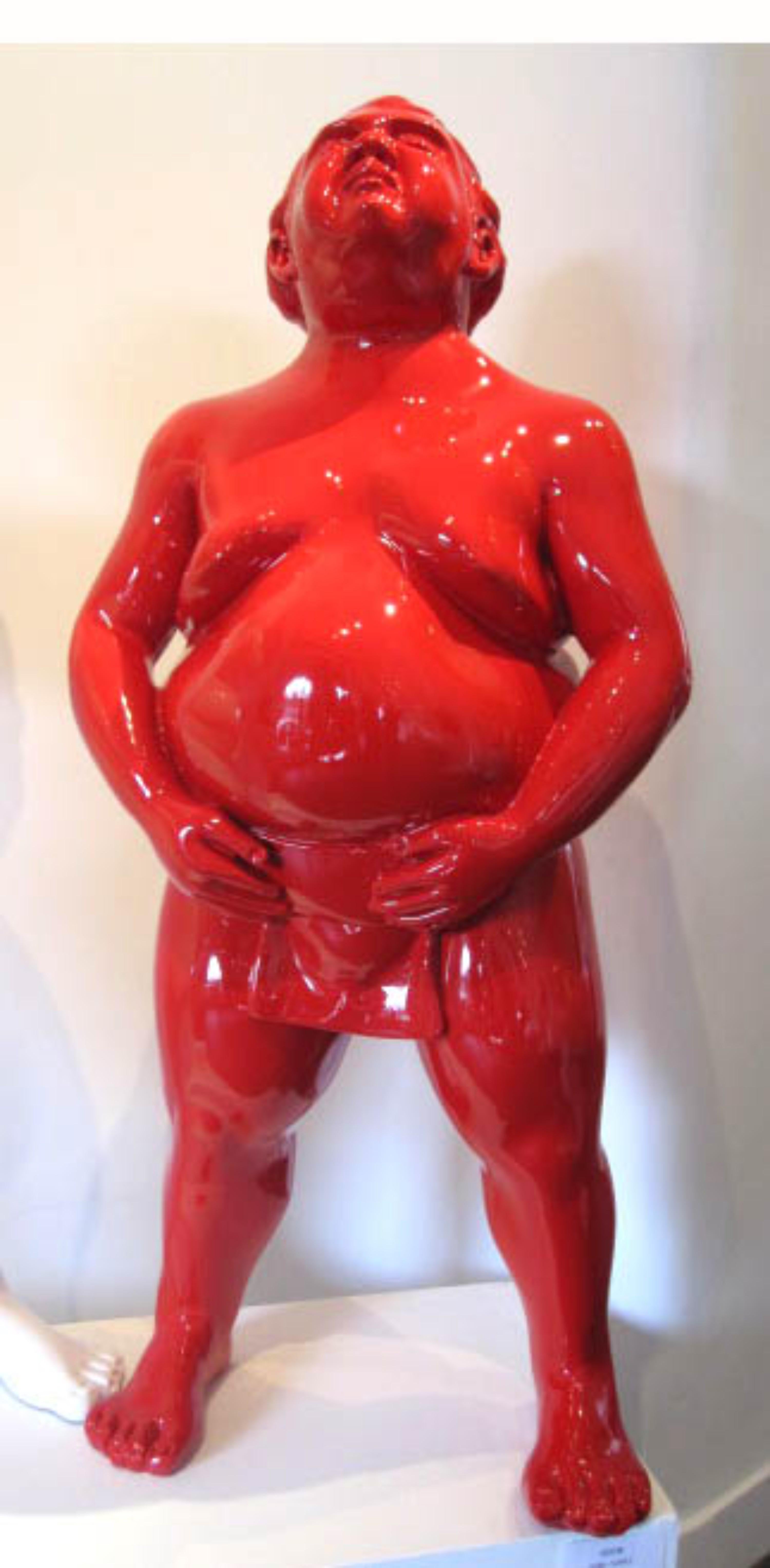 Alexandra Gestin Figurative Sculpture - SUMO D