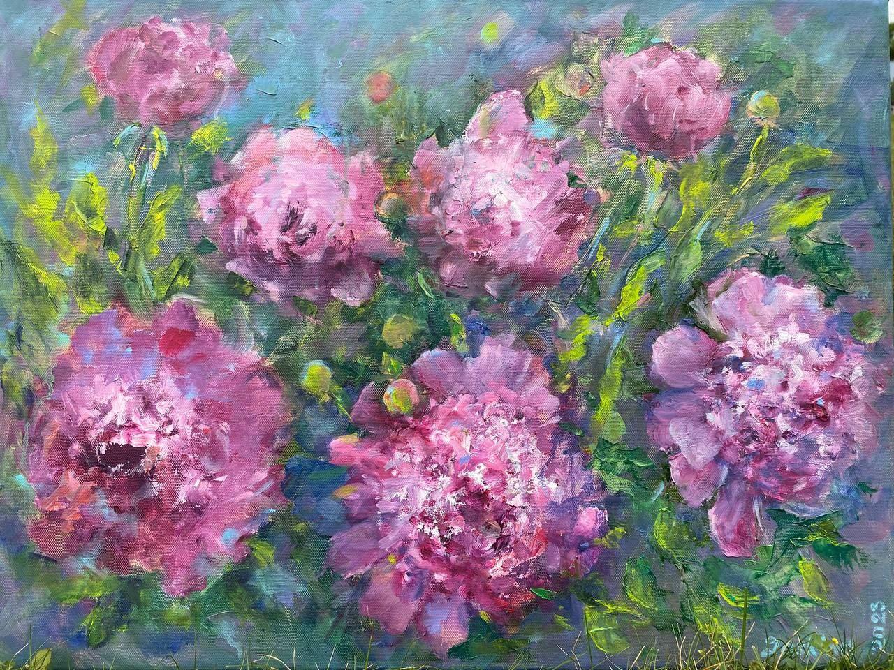 "Pink peonies"