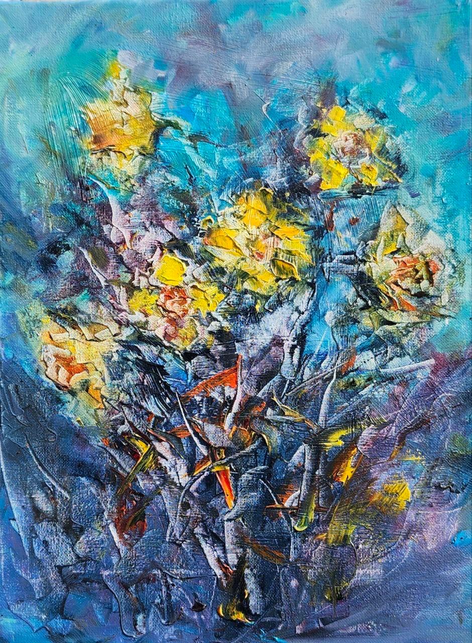 Still-Life Painting Alexandra Laskina - « Un moment de lumière »