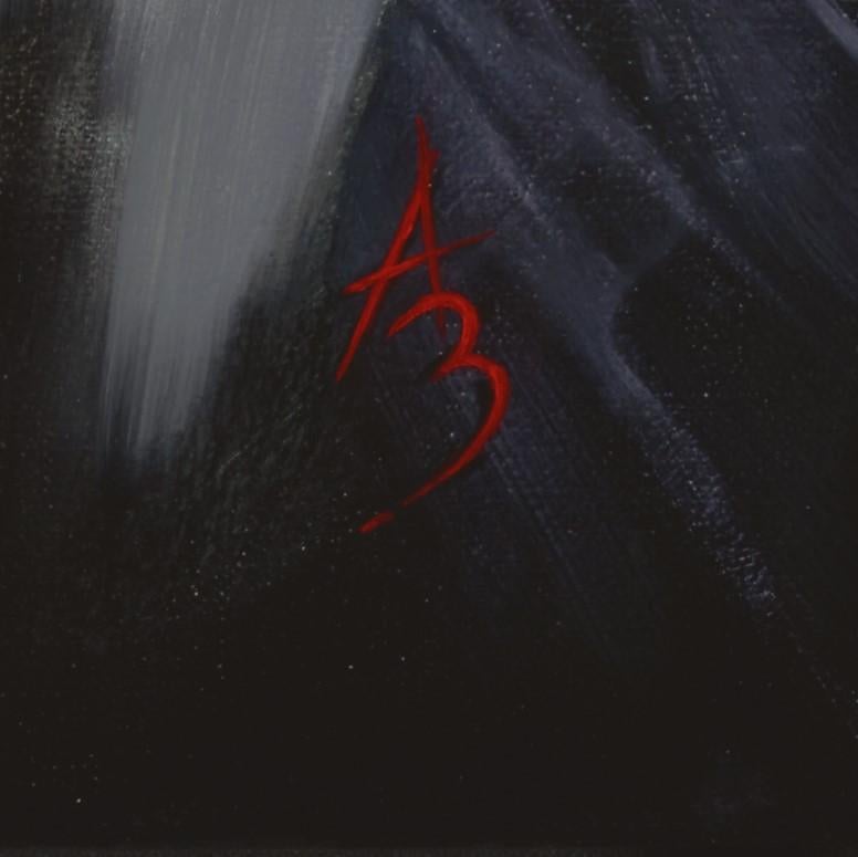 « Nebula », peinture à l'huile, modèle introspectif en vente 1