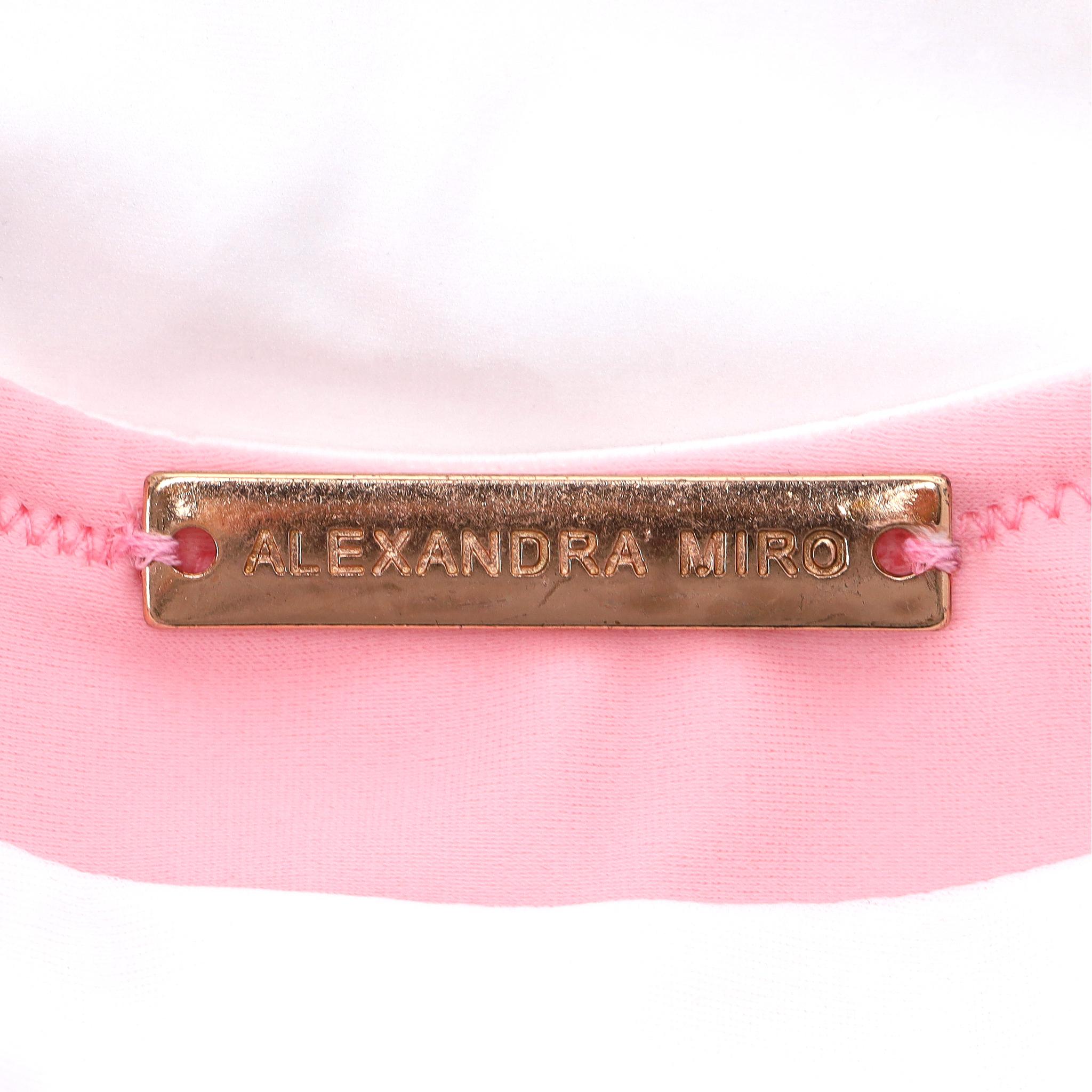 Alexandra Miro Bandeau-Badeanzug im Angebot 2