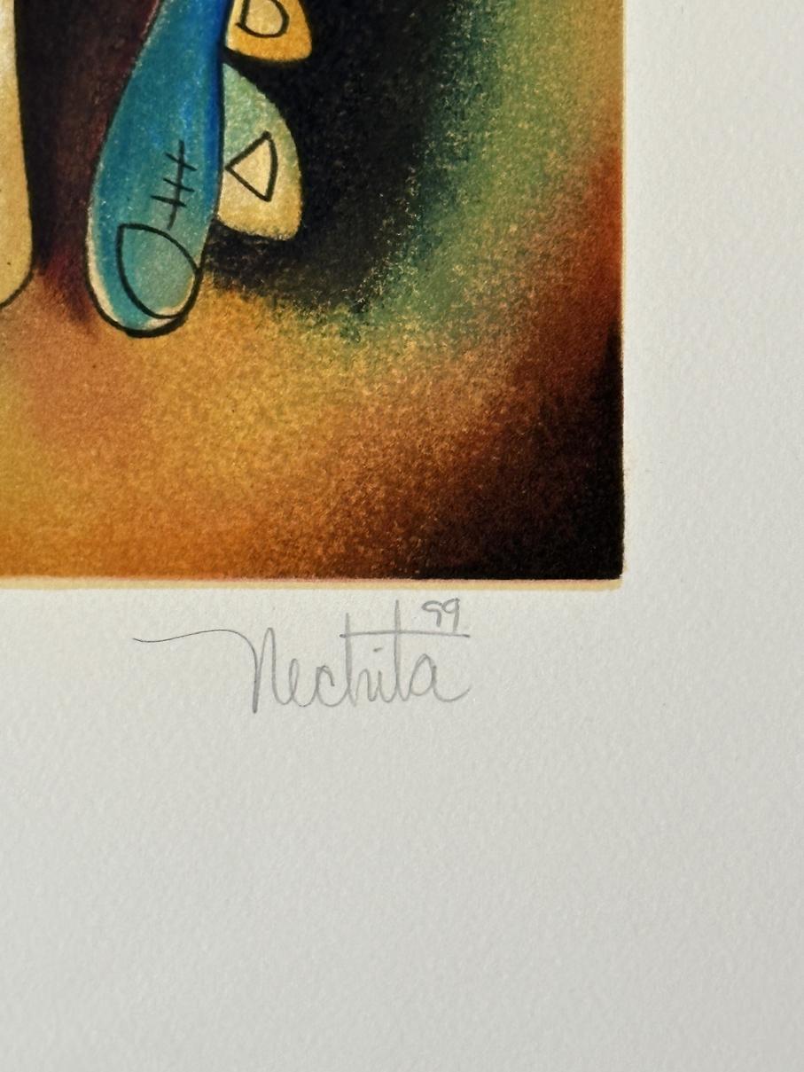 Alexandra Nechita 1999 City Runner Signed Limited Edition Lithograph 3