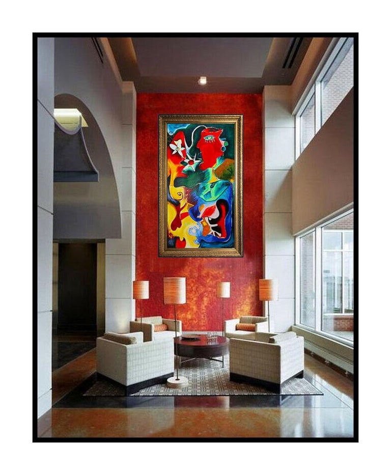 Alexandra Nechita - Alexandra Nechita Large Color Serigraph On Canvas