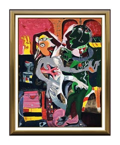 Alexandra Nechita Large Serigraph On Canvas Signed Summer Europe Petite Picasso