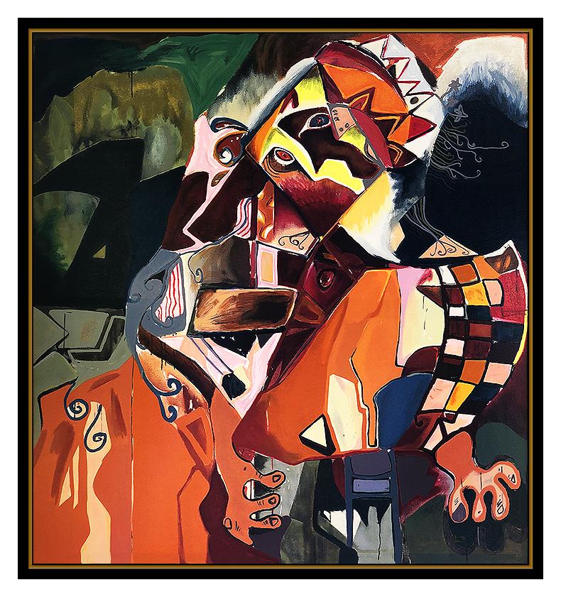 Alexandra Nechita Authentic & Large Original Serigraph on Canvas, Professionally Custom Framed and listed with the Submit Best Offer option

Accepting Offers Now:  Up for sale here we have Serigraph by renowned Modern Cubism Artist, Alexandra