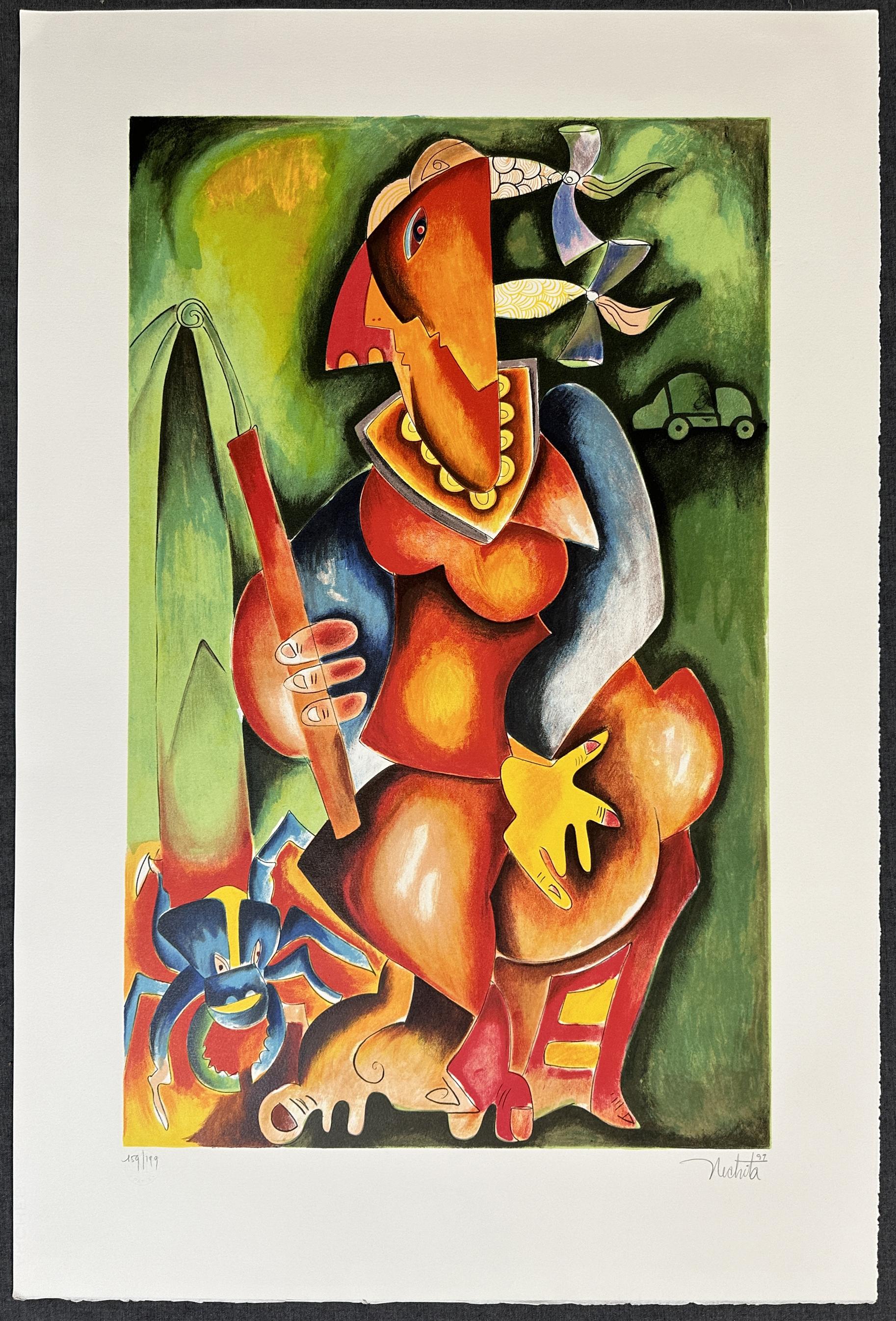 Can this be real From the my journey collection - 1999 - Print by Alexandra Nechita