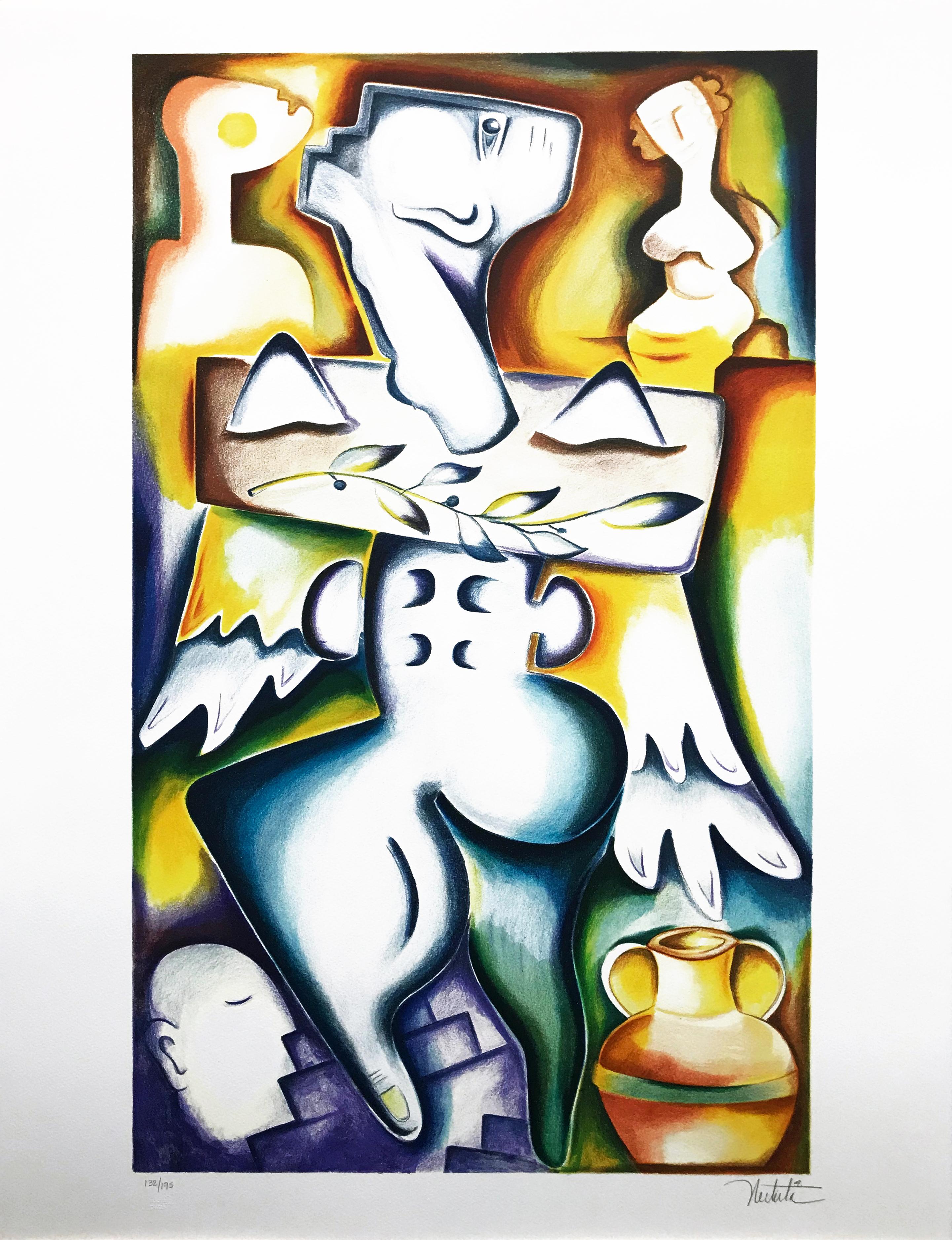 AQUÍ EN EL PLANETA TIERRA - Print de Alexandra Nechita