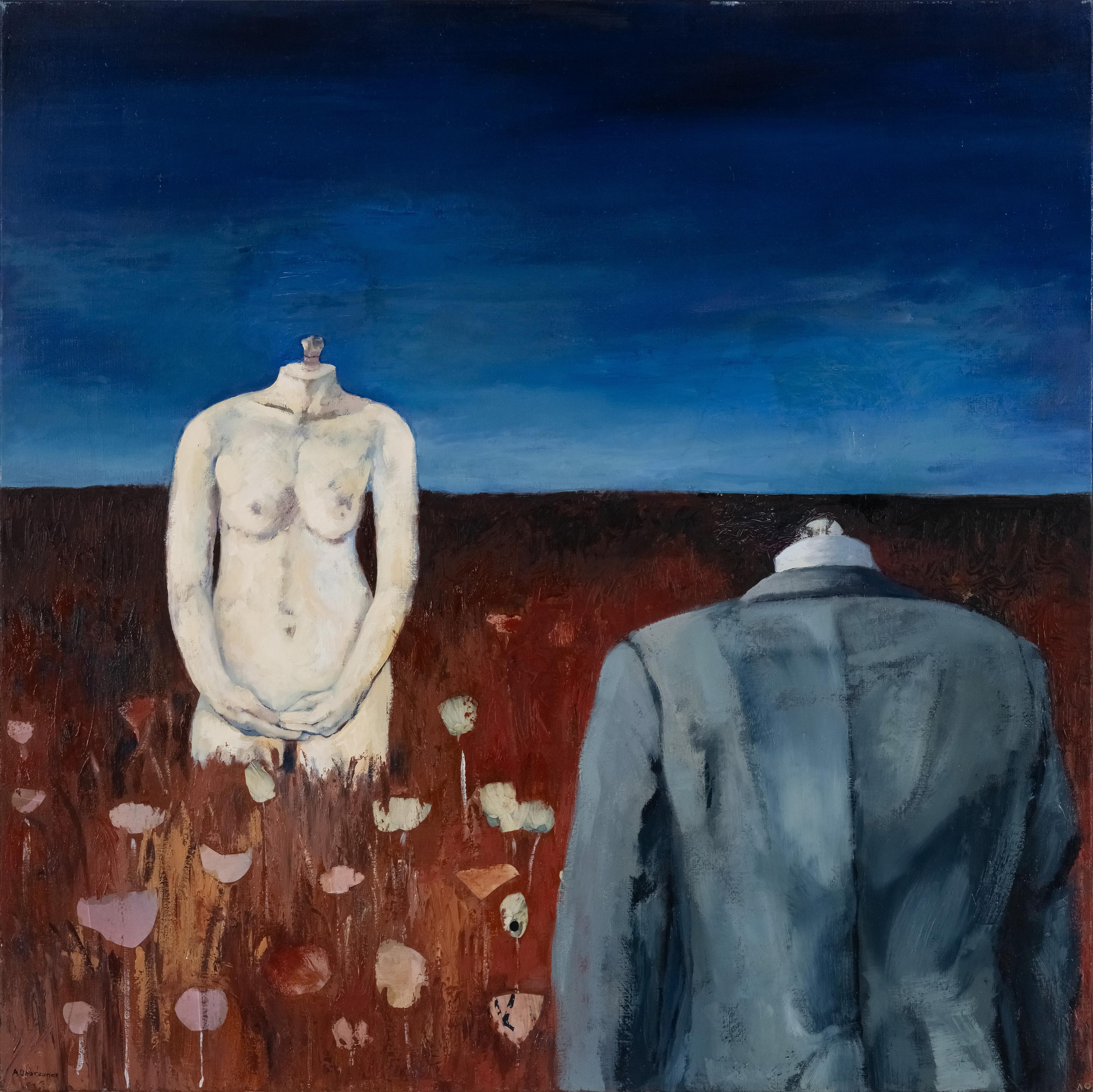 Untitled n.2 - Painting by Alexandra Obarzanek