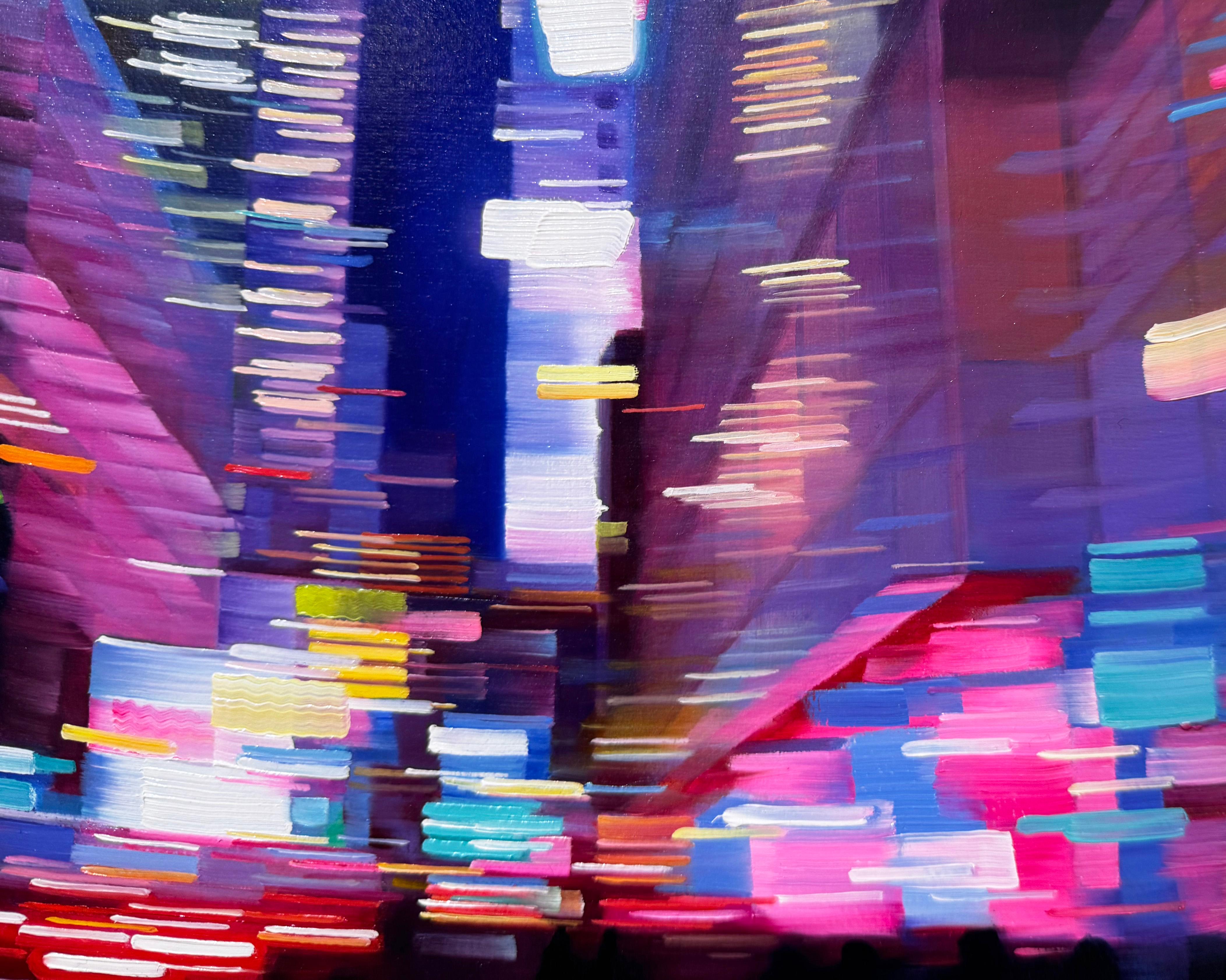 NEON BLOOM - Realism / Cityscape / New York City For Sale 1