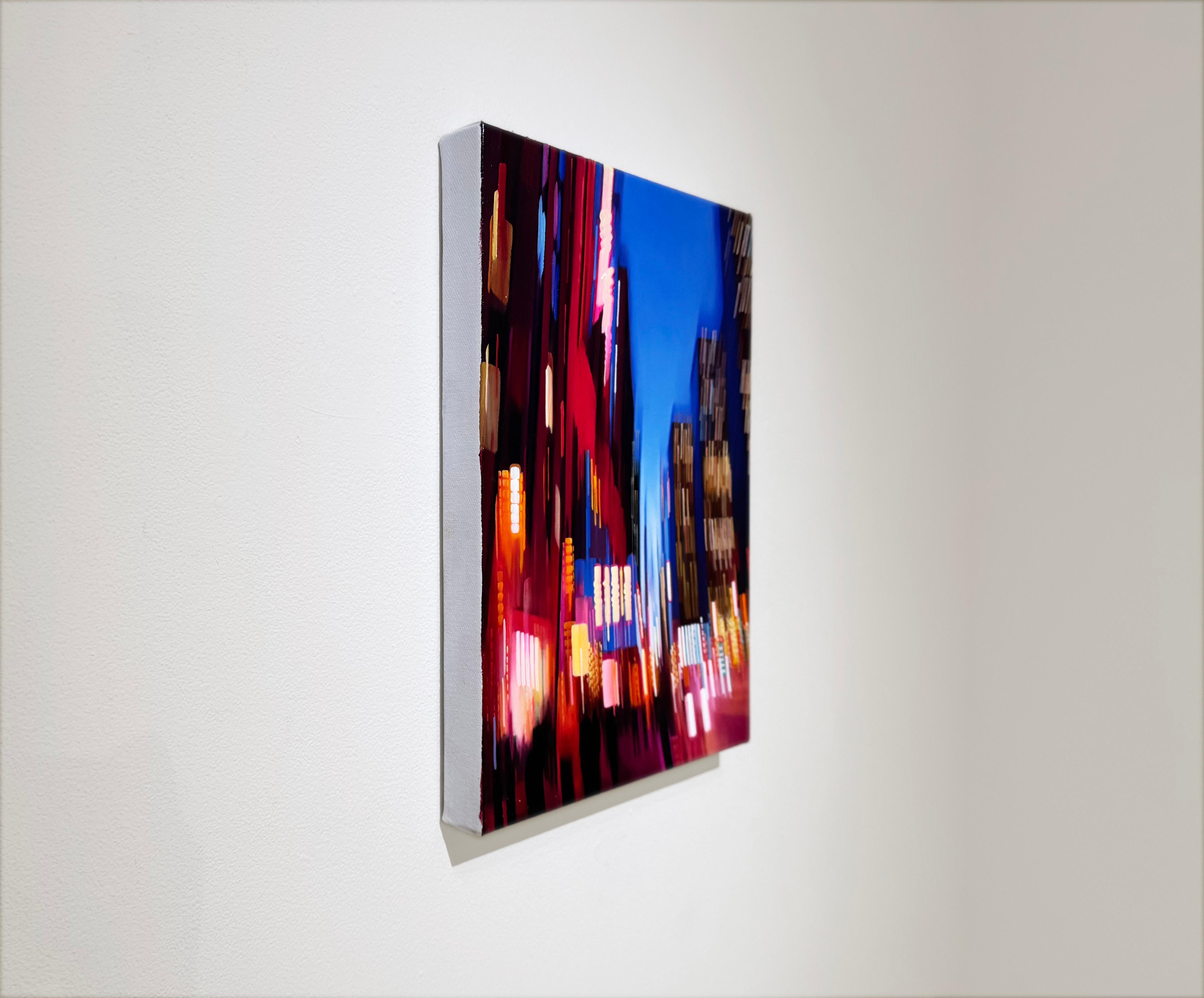 OFF AXIS - Ciudad de Nueva York / Paisaje urbano / Realismo / Color / Ciudad abstracta - Painting Contemporáneo de Alexandra Pacula