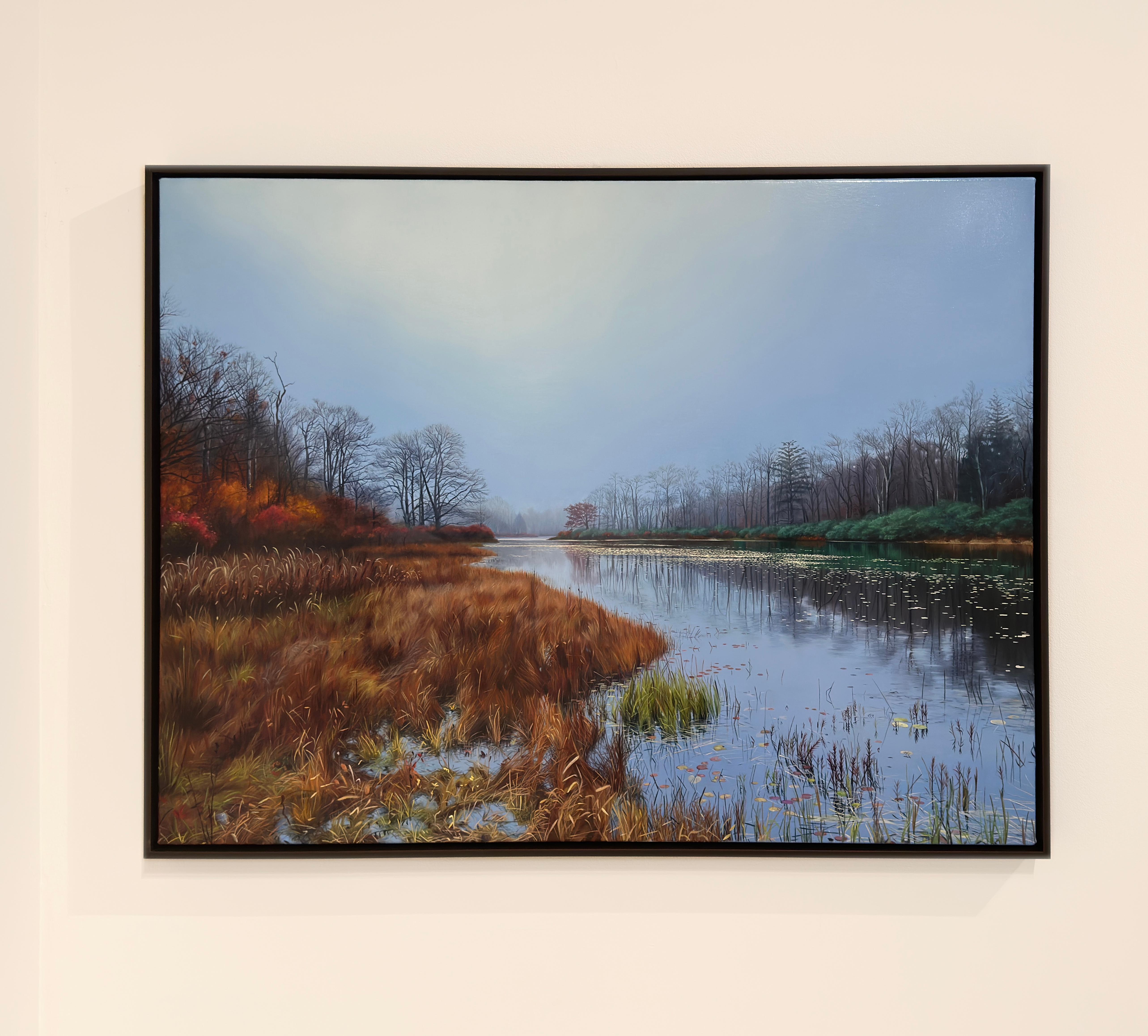 PROMISED LAND - Landscape / Realism / Natural World / Reflections - Painting by Alexandra Pacula