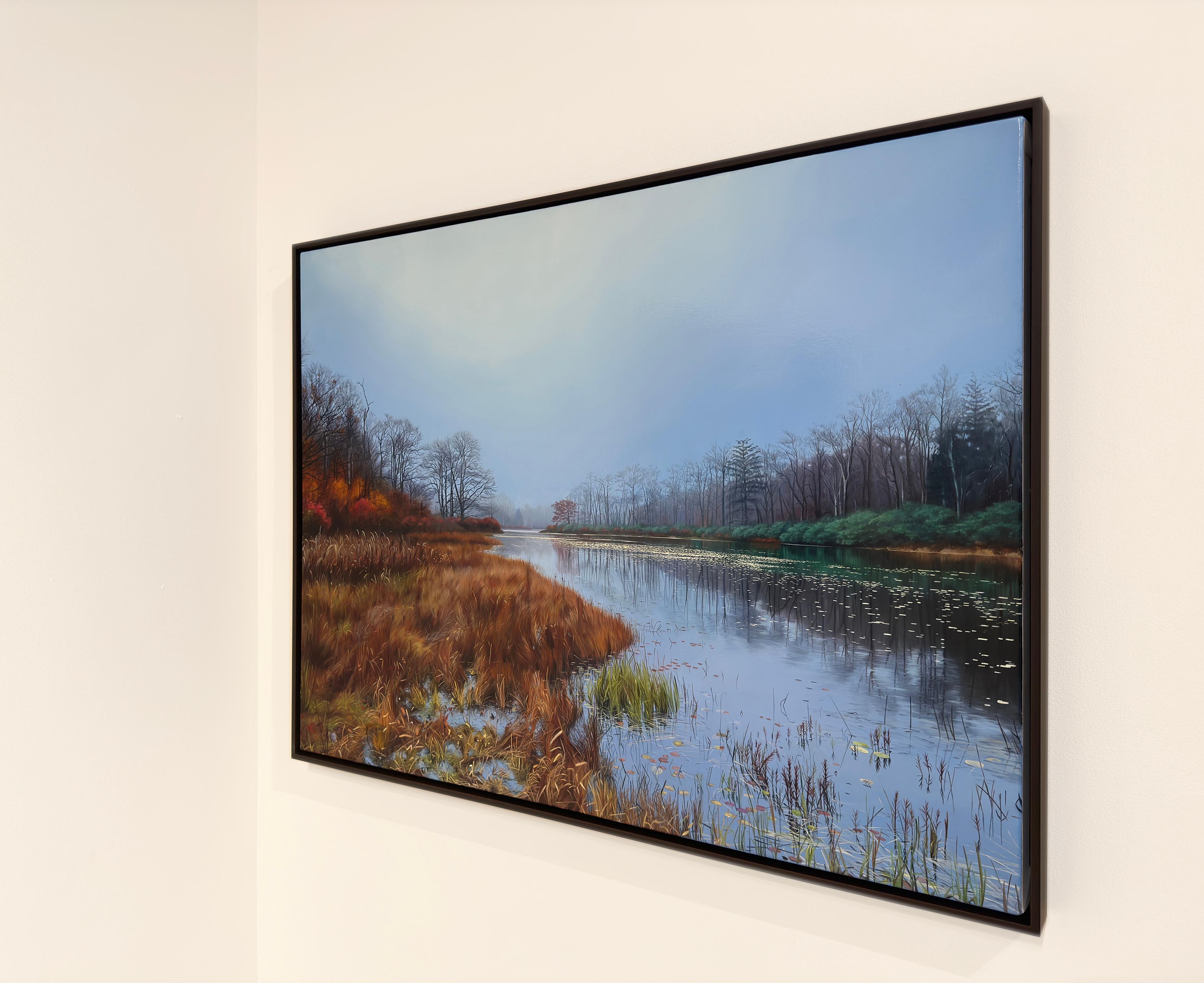 PROMISED LAND - Landscape / Realism / Natural World / Reflections - Contemporary Painting by Alexandra Pacula