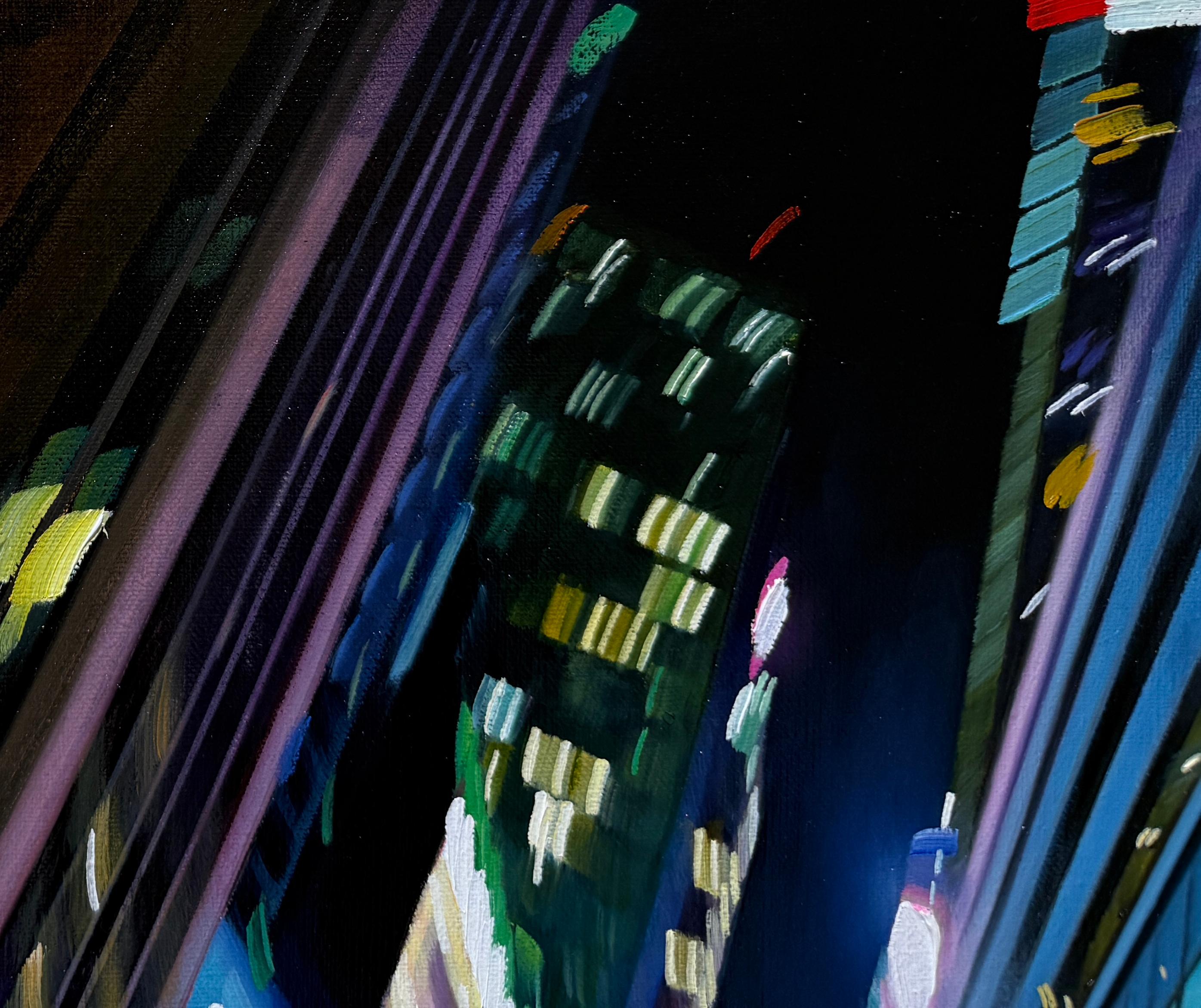 ELECTRIC WHIRL - Réalisme / Paysage / New York City - Noir Landscape Photograph par Alexandra Pacula