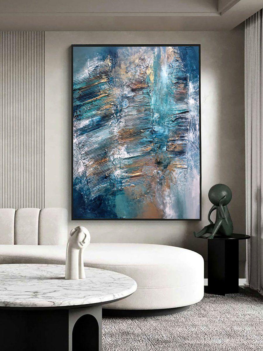 Acrylic on canvas, Mixed Media Art, Texture,70x100x2cm  Ships Ready to hang  Medium: High Quality Acrylic colors, High gloss Varnish,  This painting is made on high quality gallery wrapped canvas with no visible staples .The sides are finished and