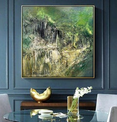 Green Energy, Mixed Media on Canvas
