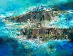 KEFALONIA ISLAND, Mixed Media on Canvas