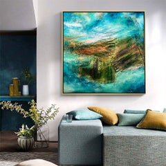 Skiathos, Mixed Media on Canvas