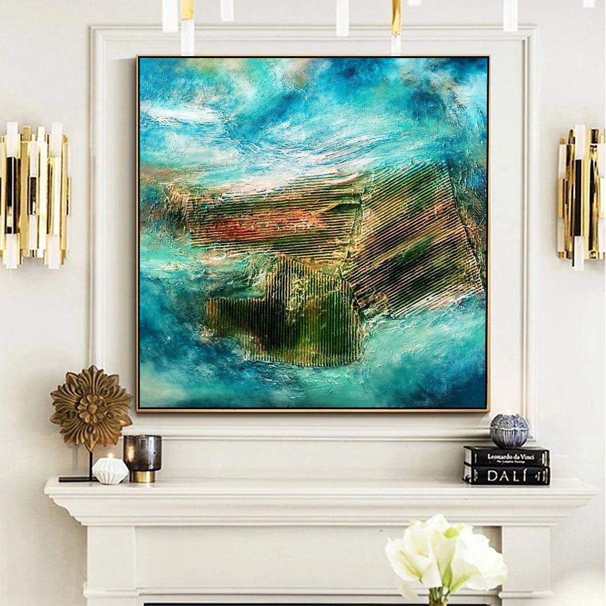 Skiathos, Mixed Media on Canvas For Sale 2