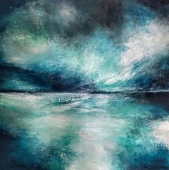 PATMOS ISLAND, Painting, Acrylic on Canvas