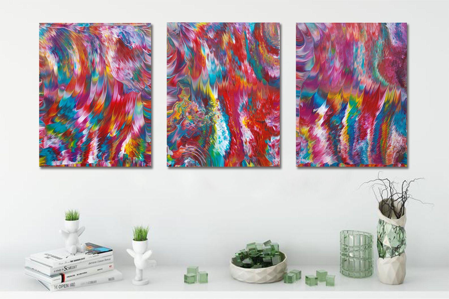 triptych paintings for sale