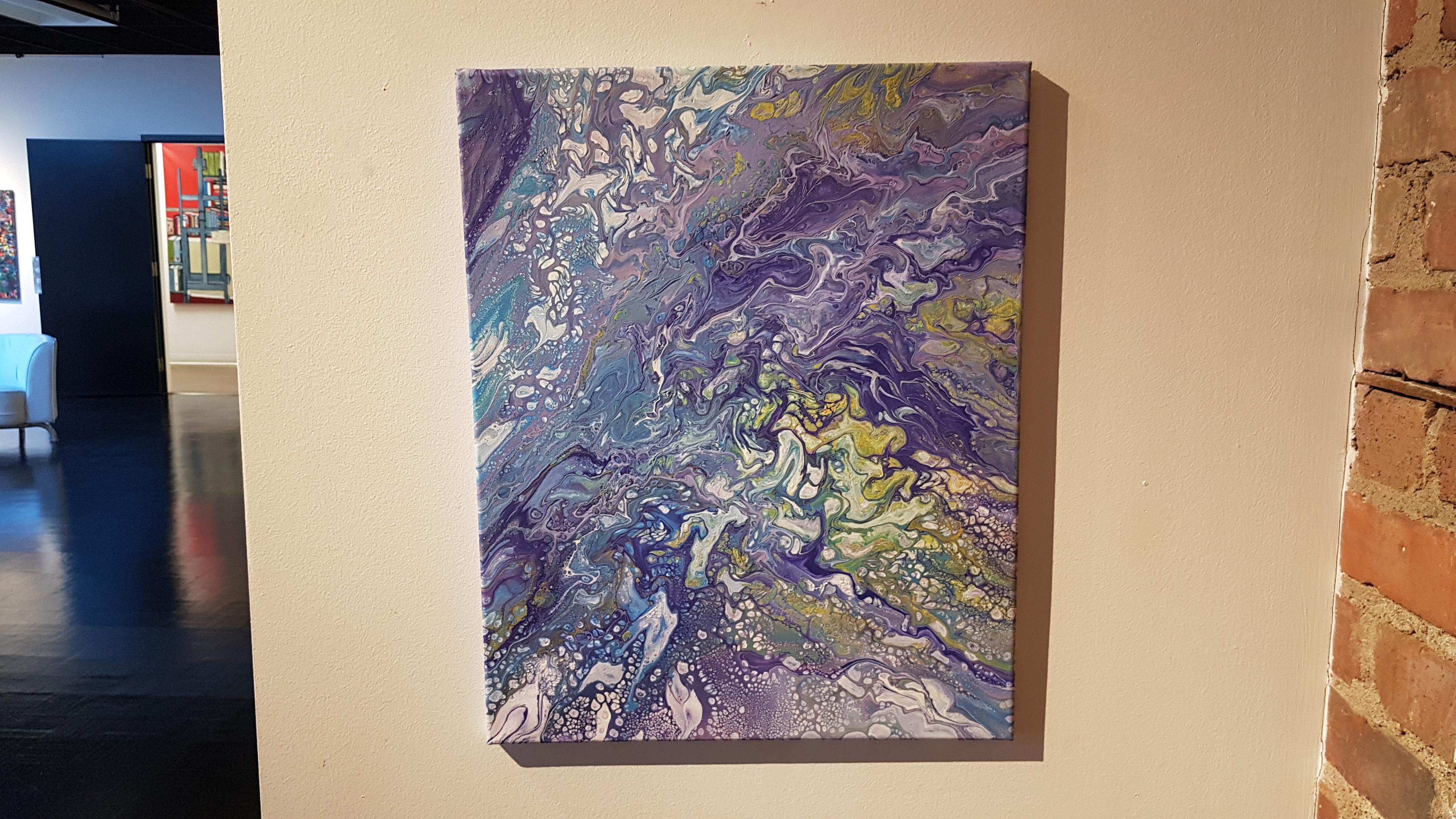 Peinture « Aphrodite's Wet Dream » (Le rêve d'Aphrodite), acrylique sur toile 2