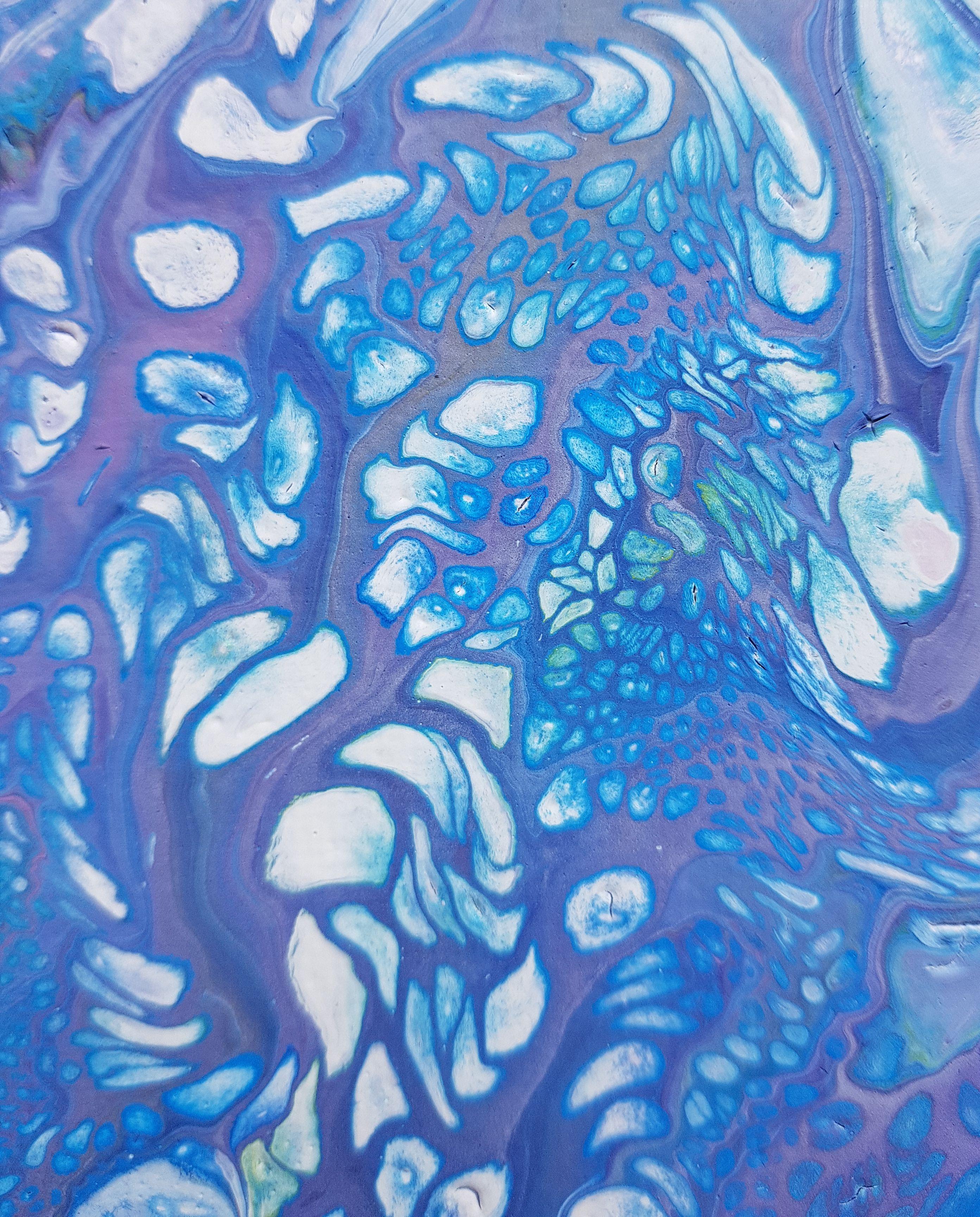 Peinture « Aphrodite's Wet Dream » (Le rêve d'Aphrodite), acrylique sur toile 1