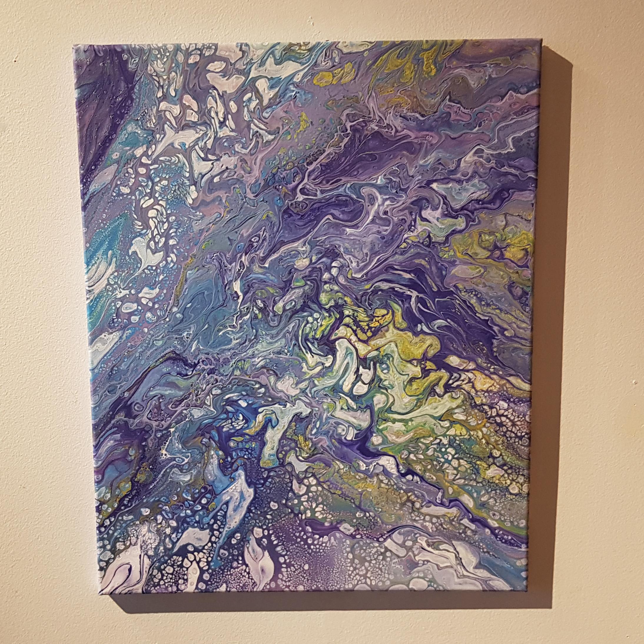 Peinture « Aphrodite's Wet Dream » (Le rêve d'Aphrodite), acrylique sur toile 4