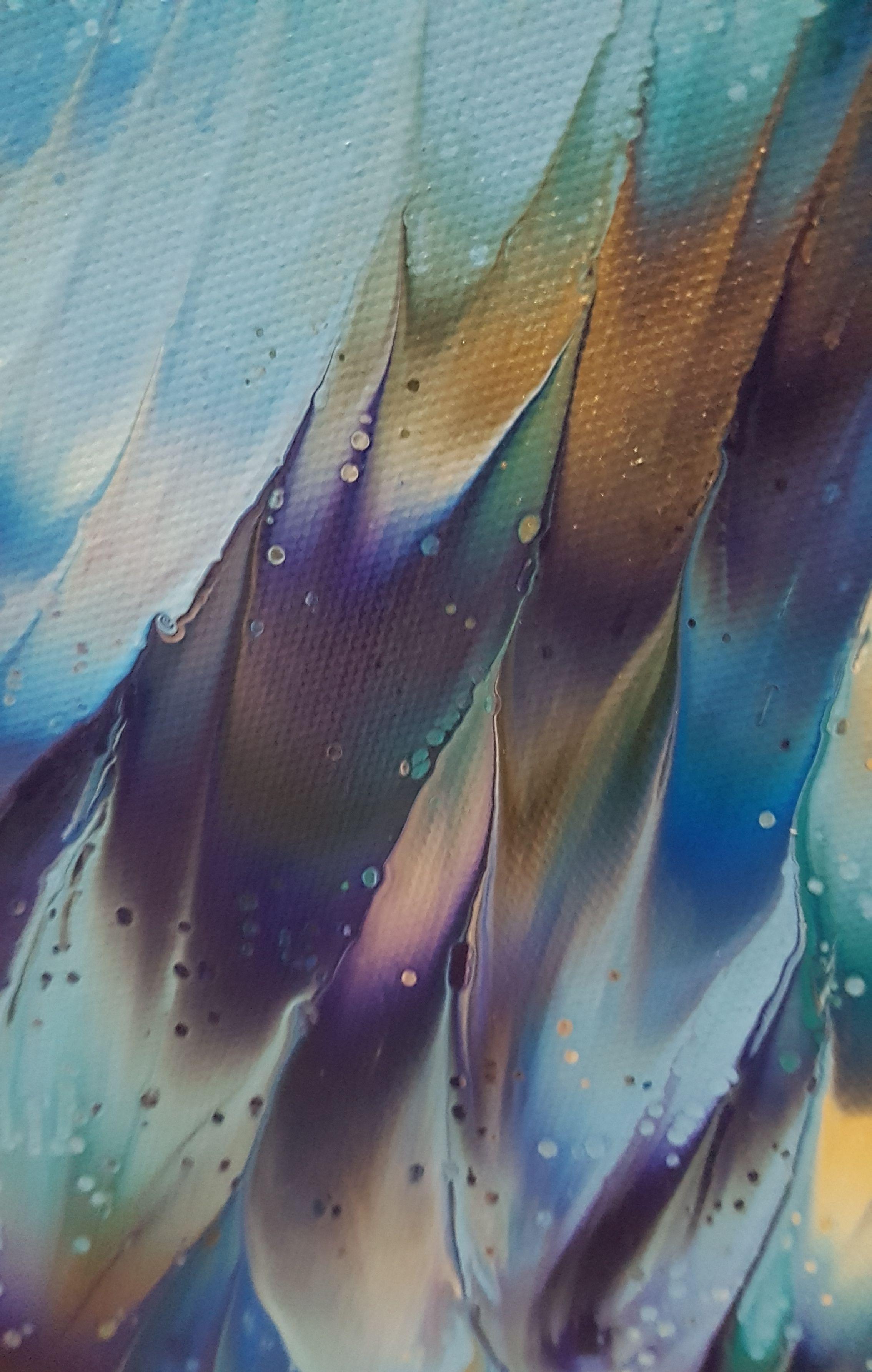 Tundra azul, Pintura, Acrílico sobre lienzo en venta 1