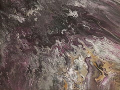 Dunkelblaues Meer  12 Zoll x 9 Zoll, Gemälde, Acryl auf Leinwand