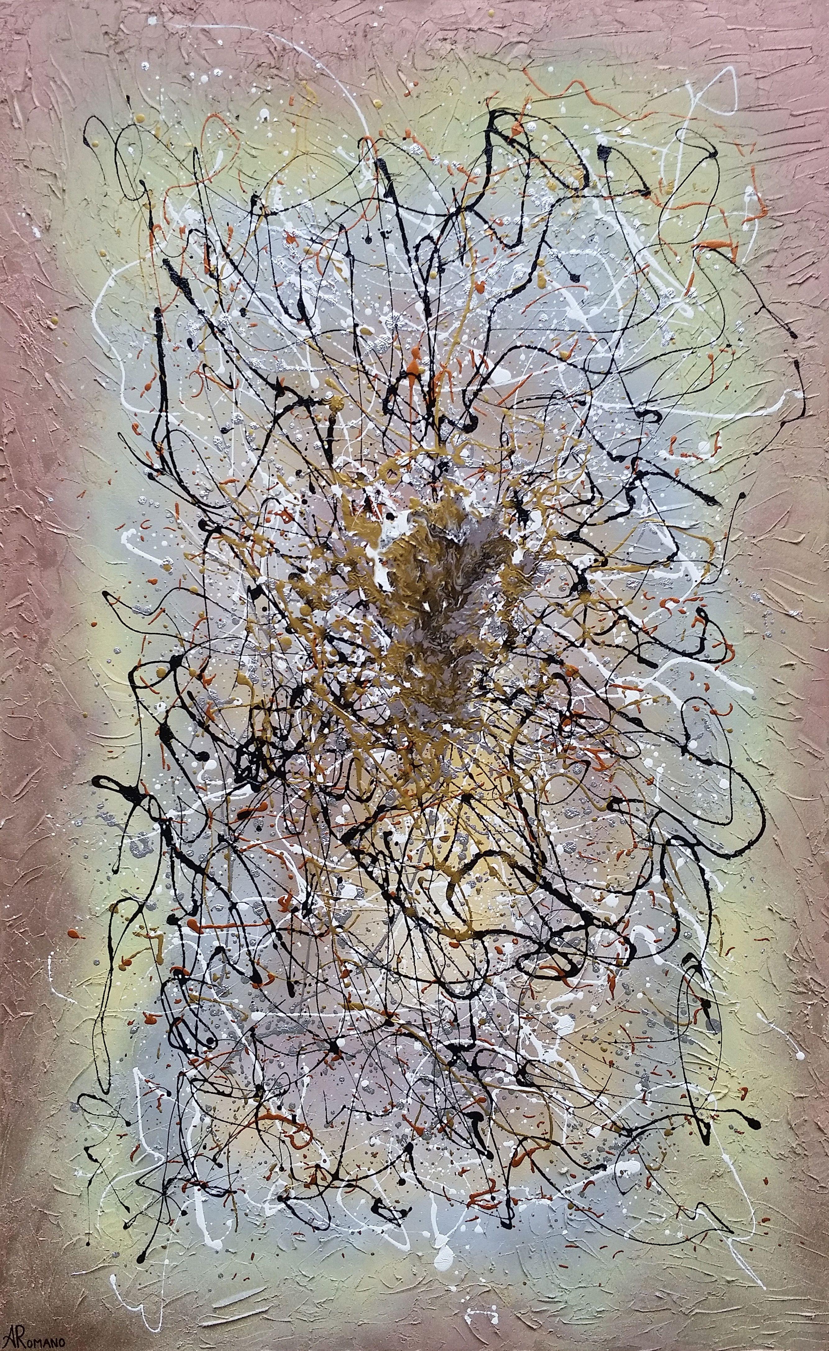 Alexandra Romano Abstract Painting - Divine Energy, Painting, Acrylic on Canvas