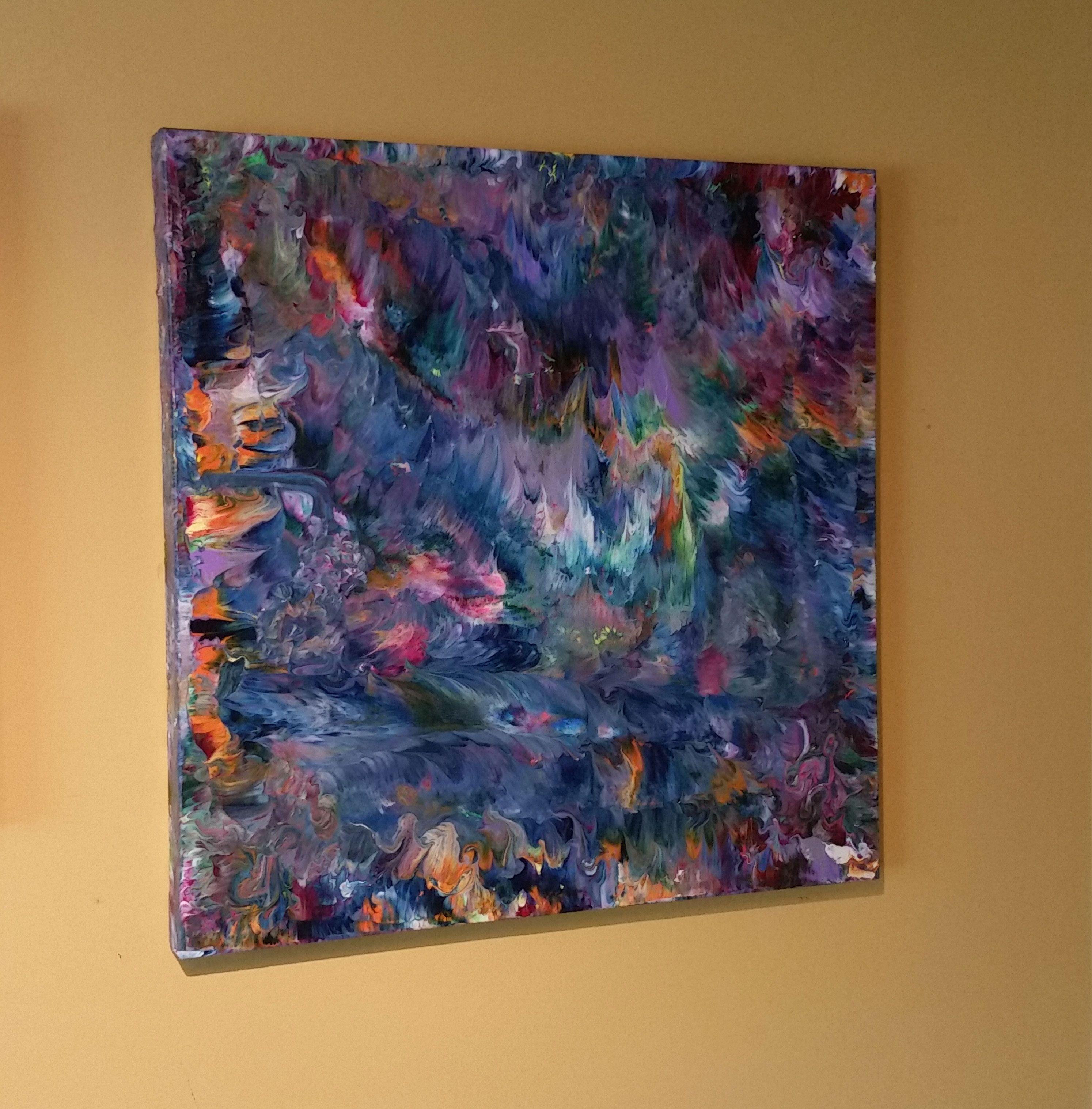 Spirito libero n. 10, Pittura, Acrilico su tela - Painting Espressionismo astratto di Alexandra Romano