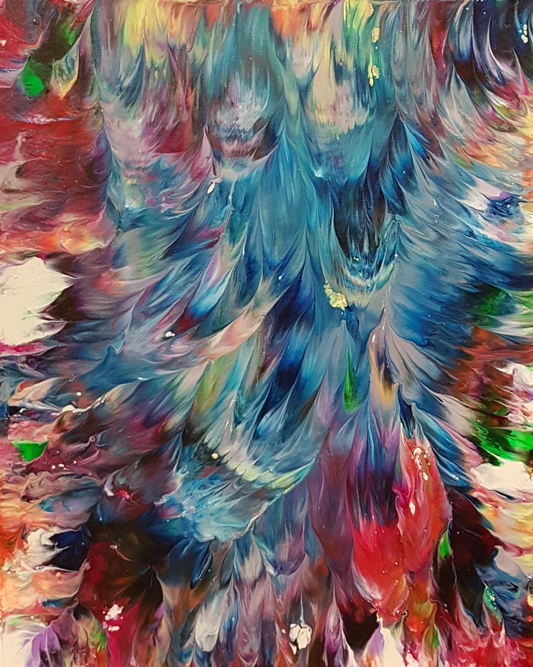 Alexandra Romano Abstract Painting - Free Spirit No. 3, Painting, Acrylic on Canvas
