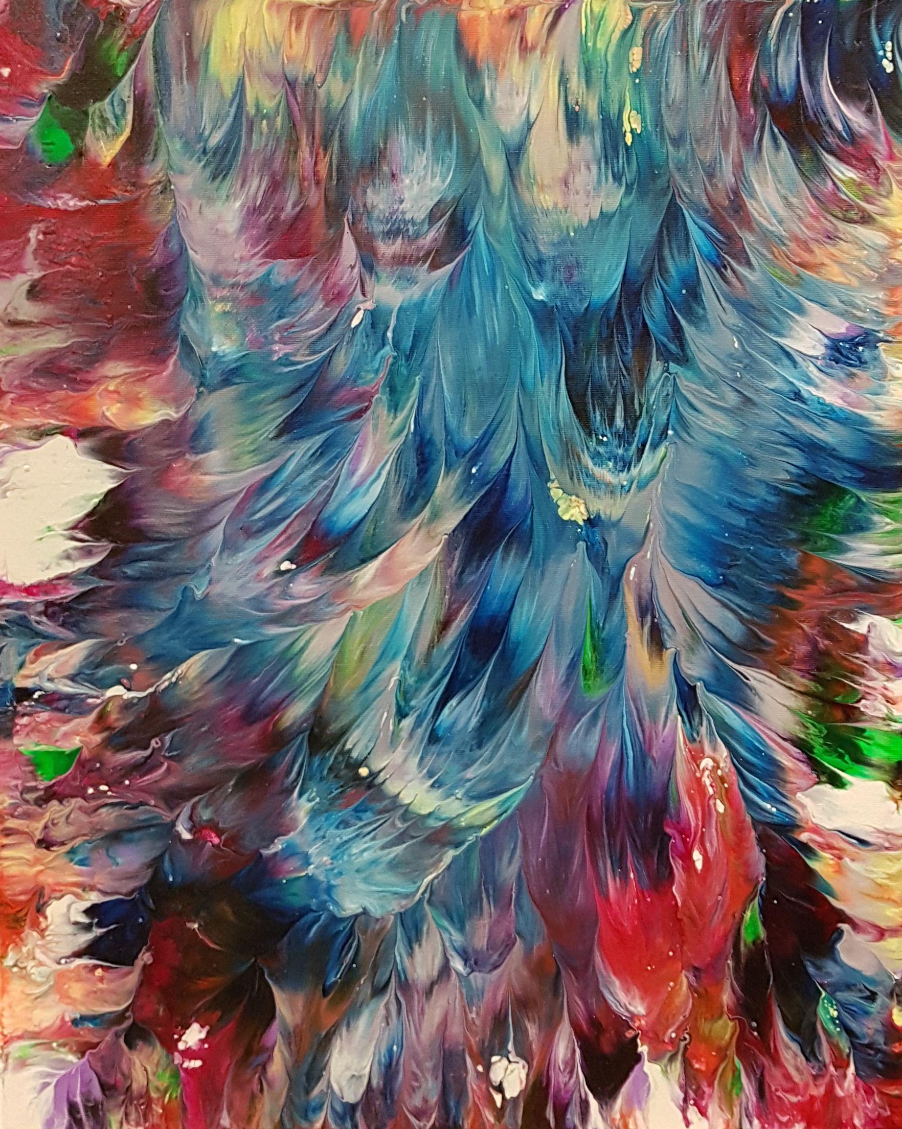 Spirito libero n. 3, Pittura, Acrilico su tela - Painting di Alexandra Romano