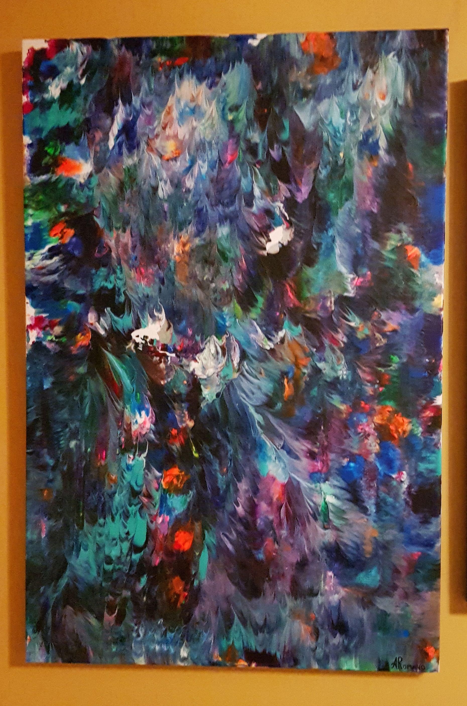 Freier Geist Nr. 6, Gemälde, Acryl auf Leinwand – Painting von Alexandra Romano