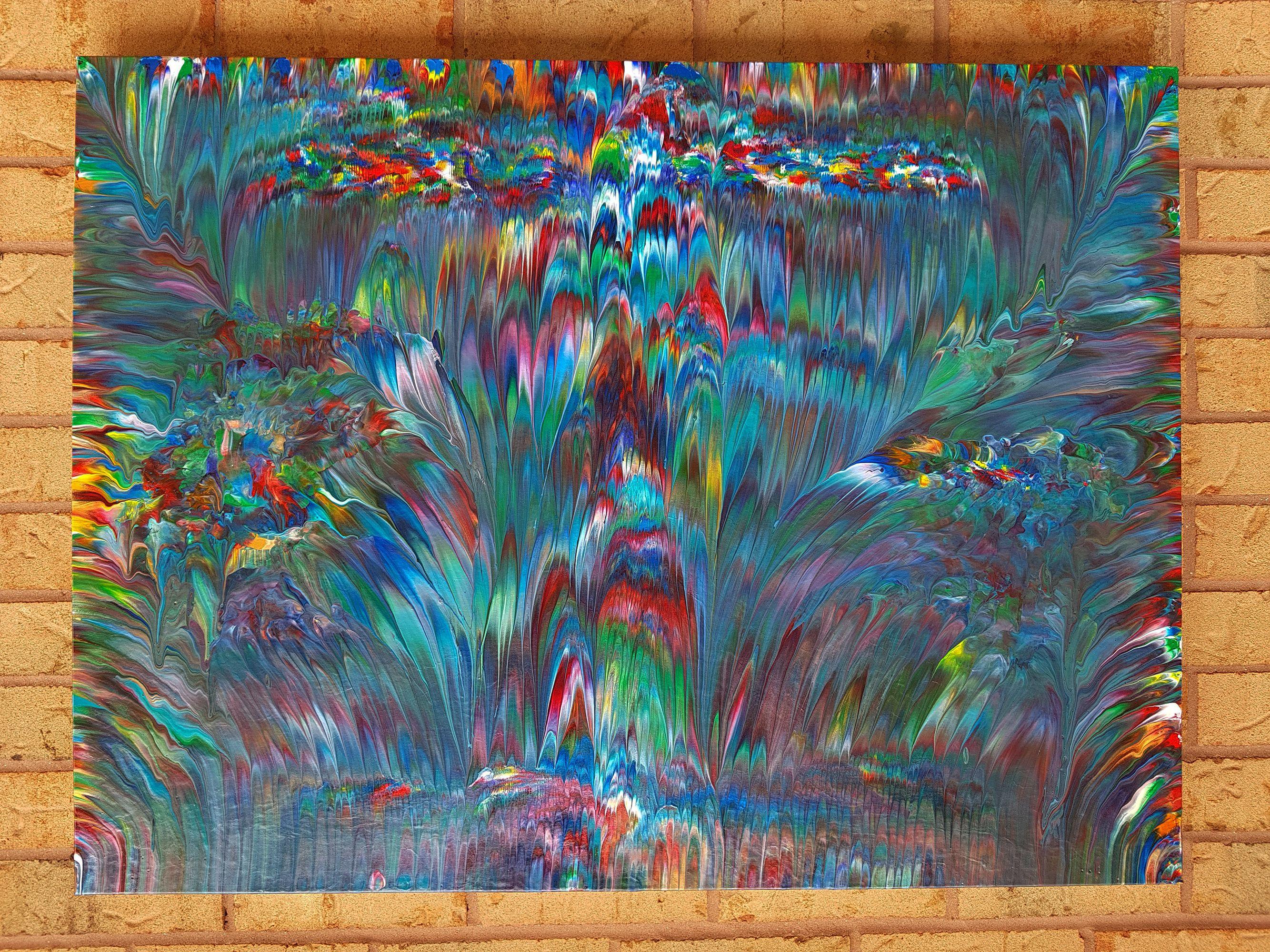 hypnotisches Meer, Gemälde, Acryl auf Leinwand (Abstrakter Expressionismus), Painting, von Alexandra Romano