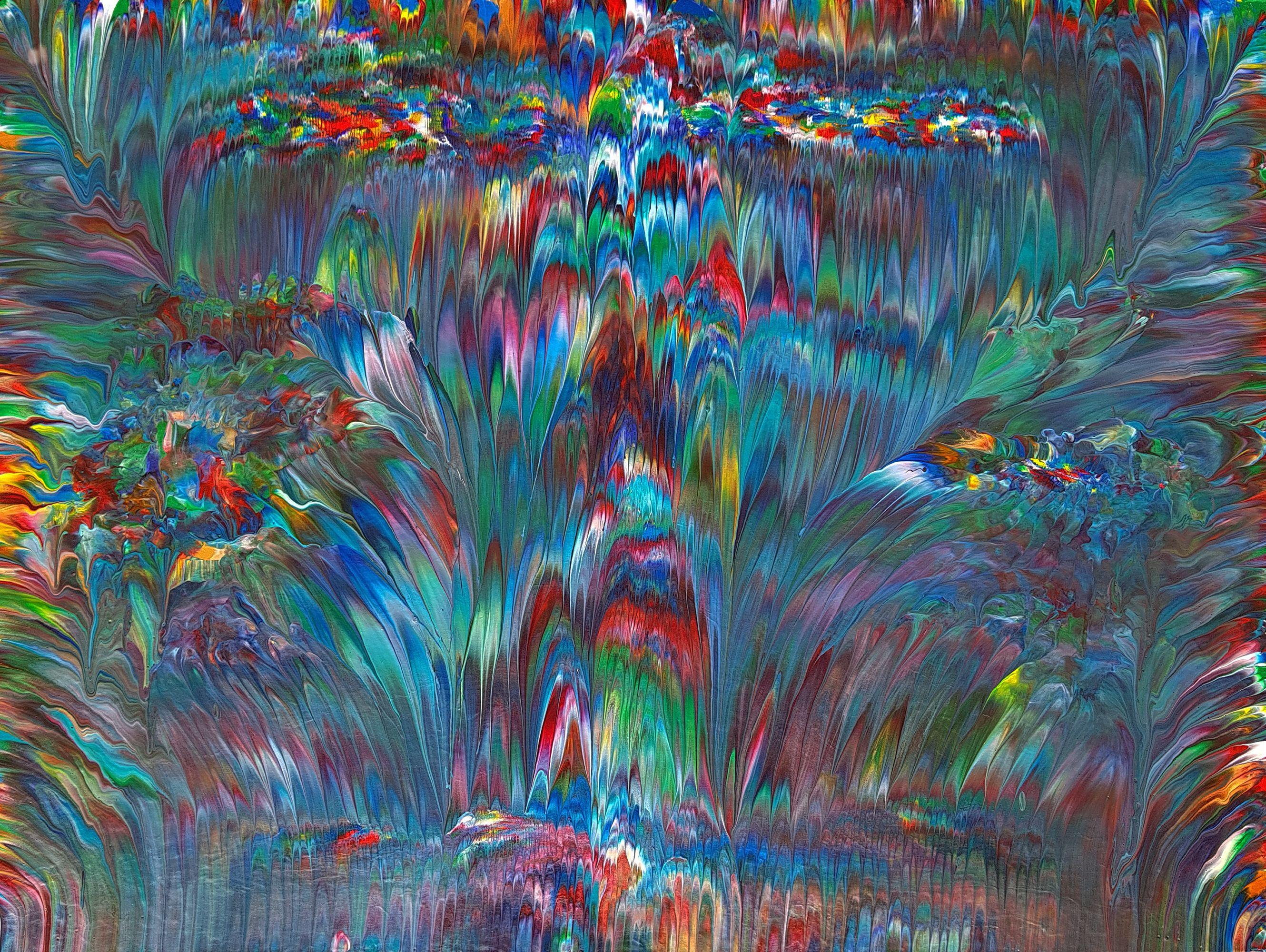 hypnotisches Meer, Gemälde, Acryl auf Leinwand – Painting von Alexandra Romano