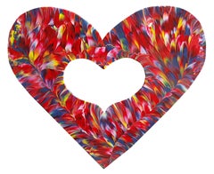 I Love You with all of my Art II, Painting, Acrylic on Wood Panel
