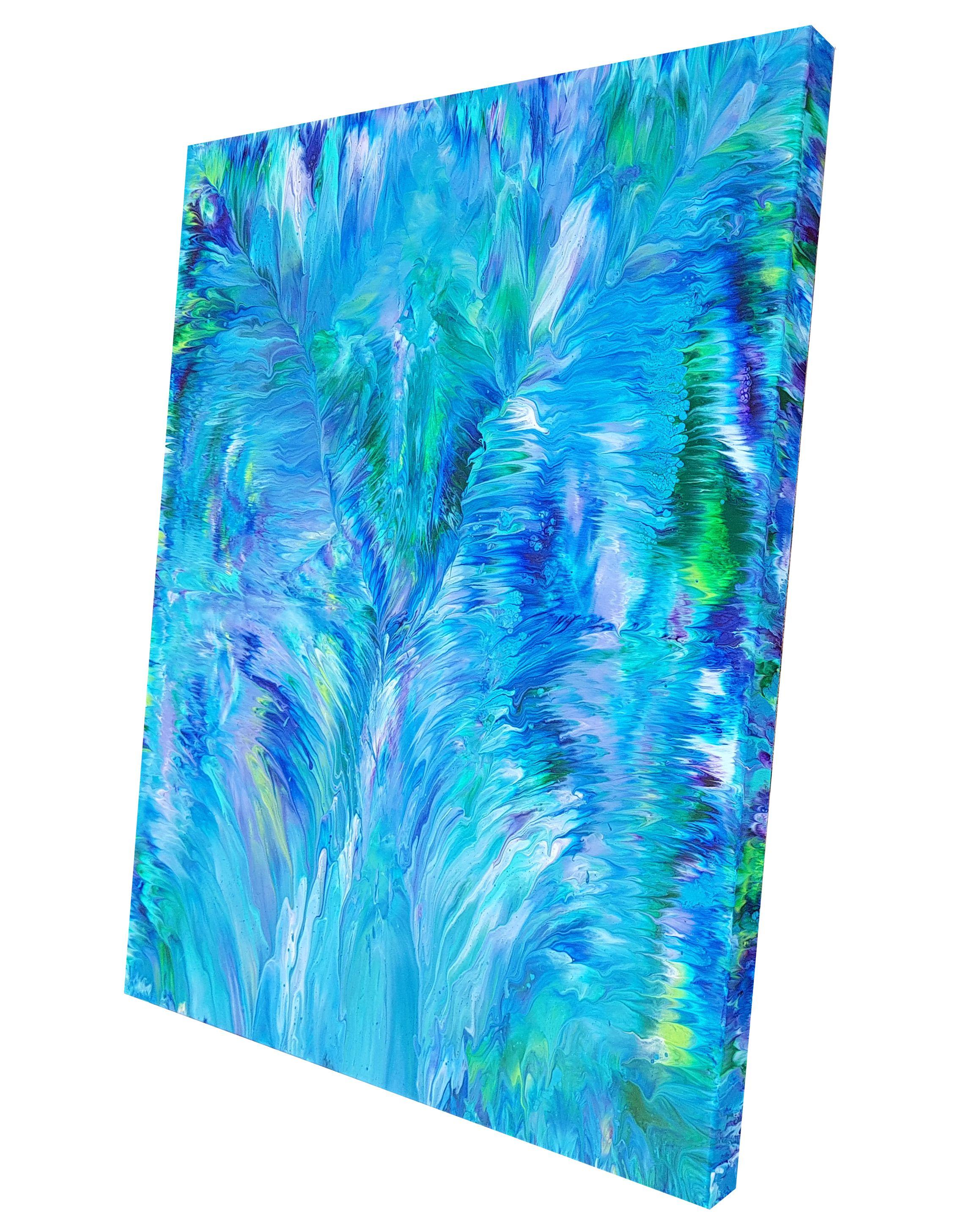 Nudo nel Wood, Pittura, Acrilico su tela - Painting Astratto di Alexandra Romano