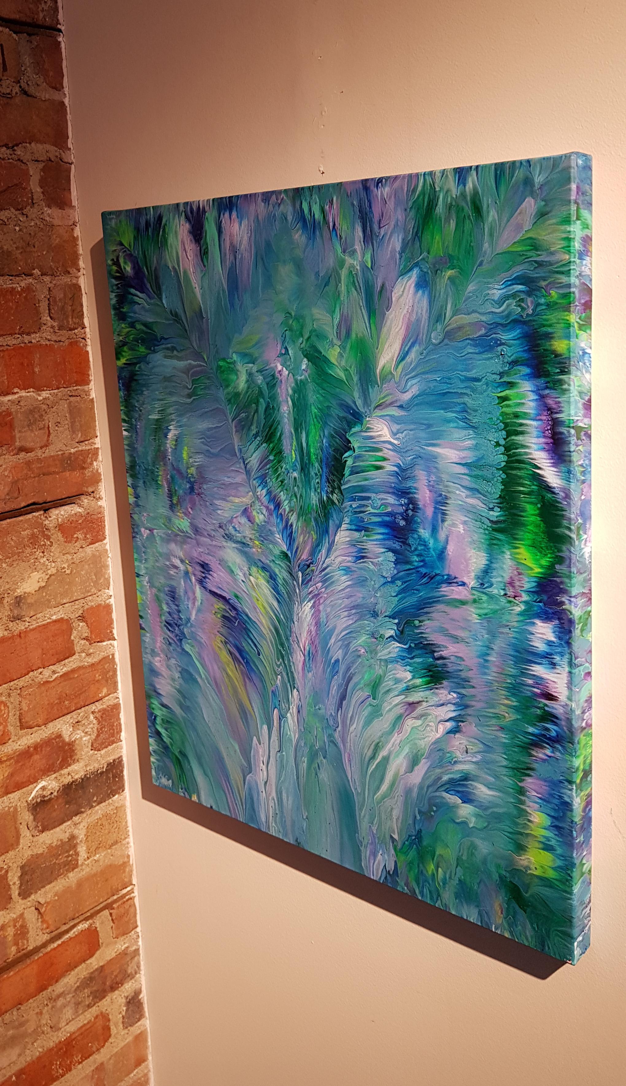 Nudo nel Wood, Pittura, Acrilico su tela 2