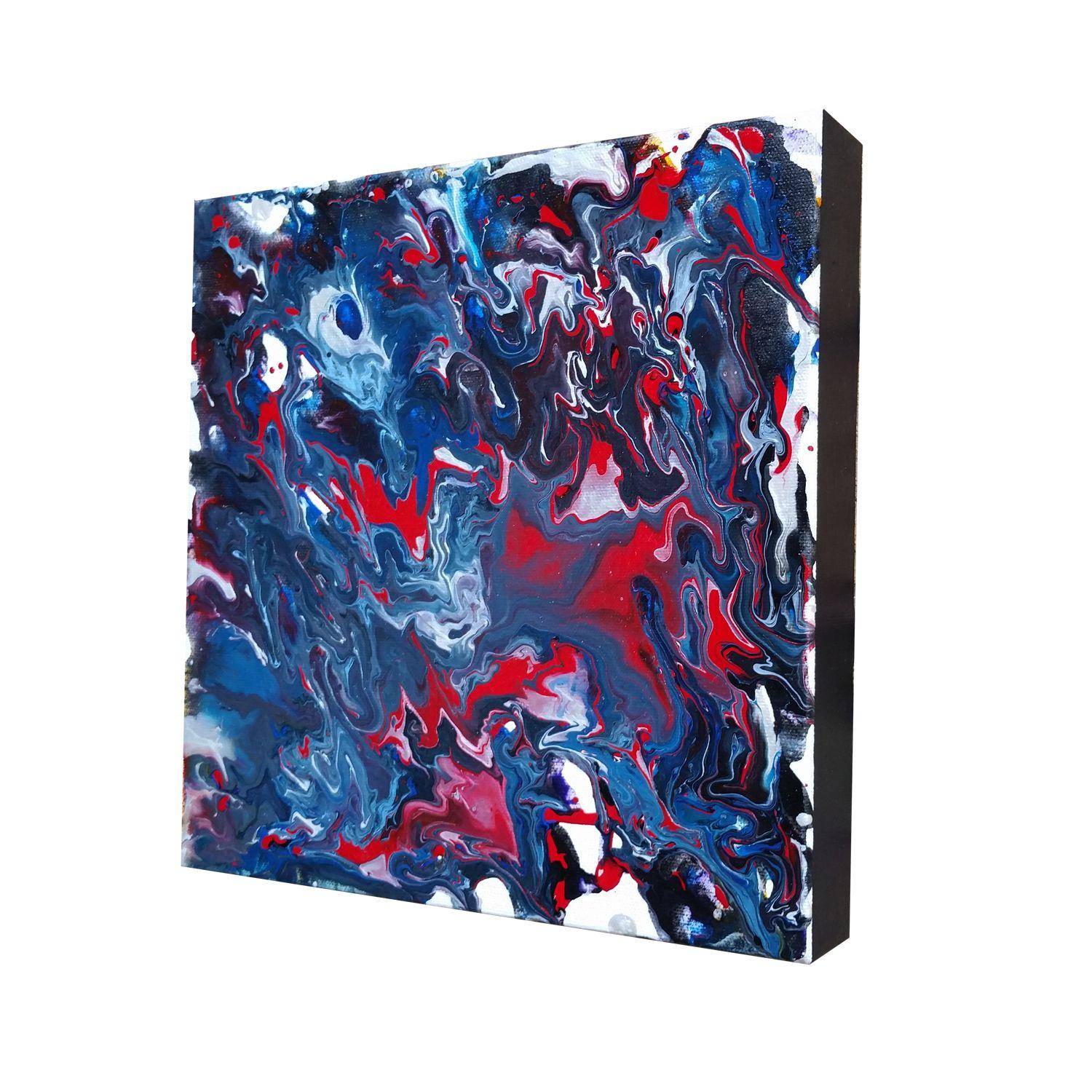 Nebula Flow, Gemälde, Acryl auf Leinwand (Abstrakter Expressionismus), Painting, von Alexandra Romano