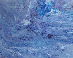 Ocean Blue  20 x 16 IN, Painting, Acrylic on Canvas