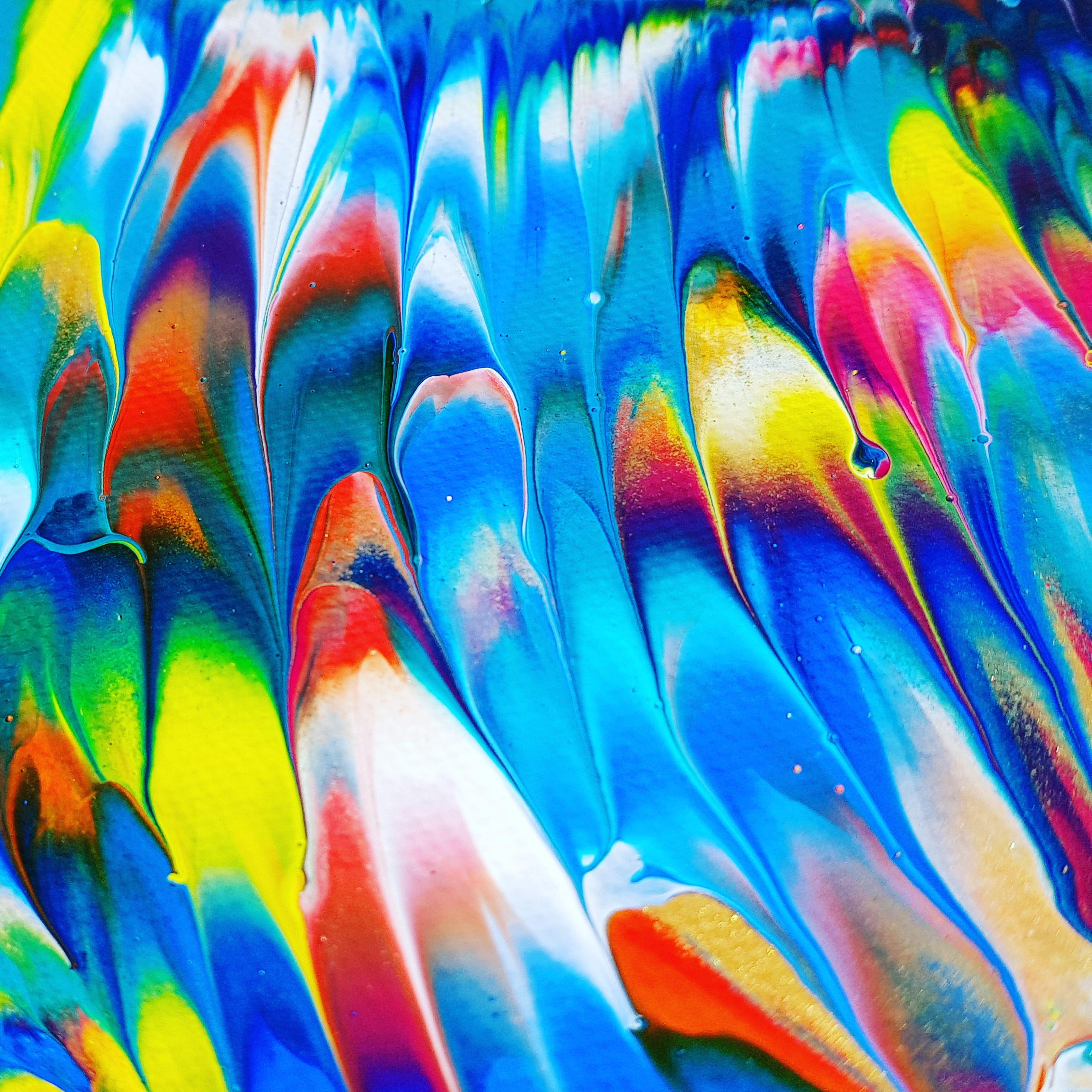 Psychedelic Waterfall No. 2, Painting, Acrylic on Canvas 2