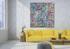 Psychedelic Waterfall No. 5, Painting, Acrylic on Canvas