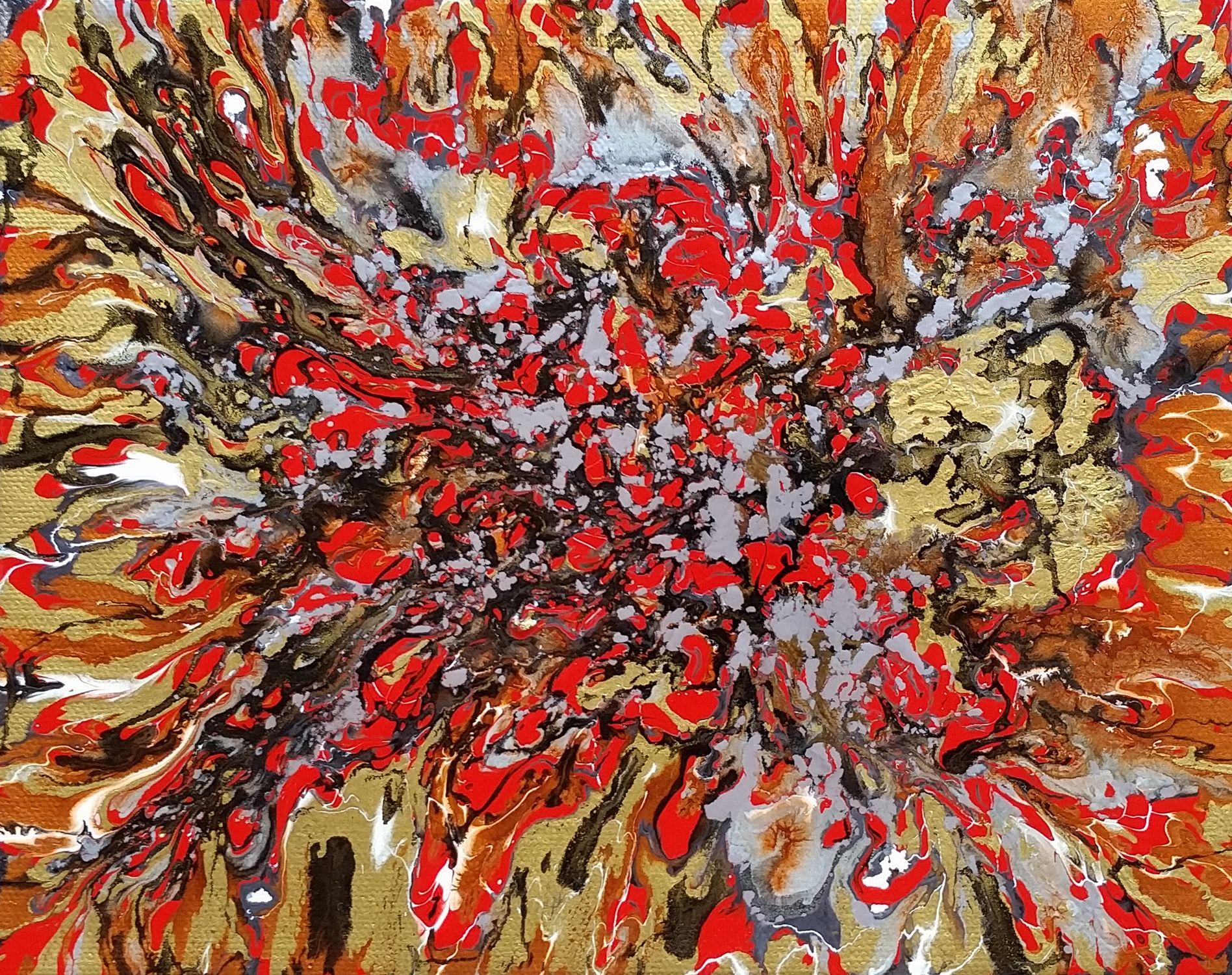 Red River, Gemälde, Öl auf Leinwand – Painting von Alexandra Romano