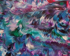 Sapphire Ice, Painting, Acrylic on Canvas