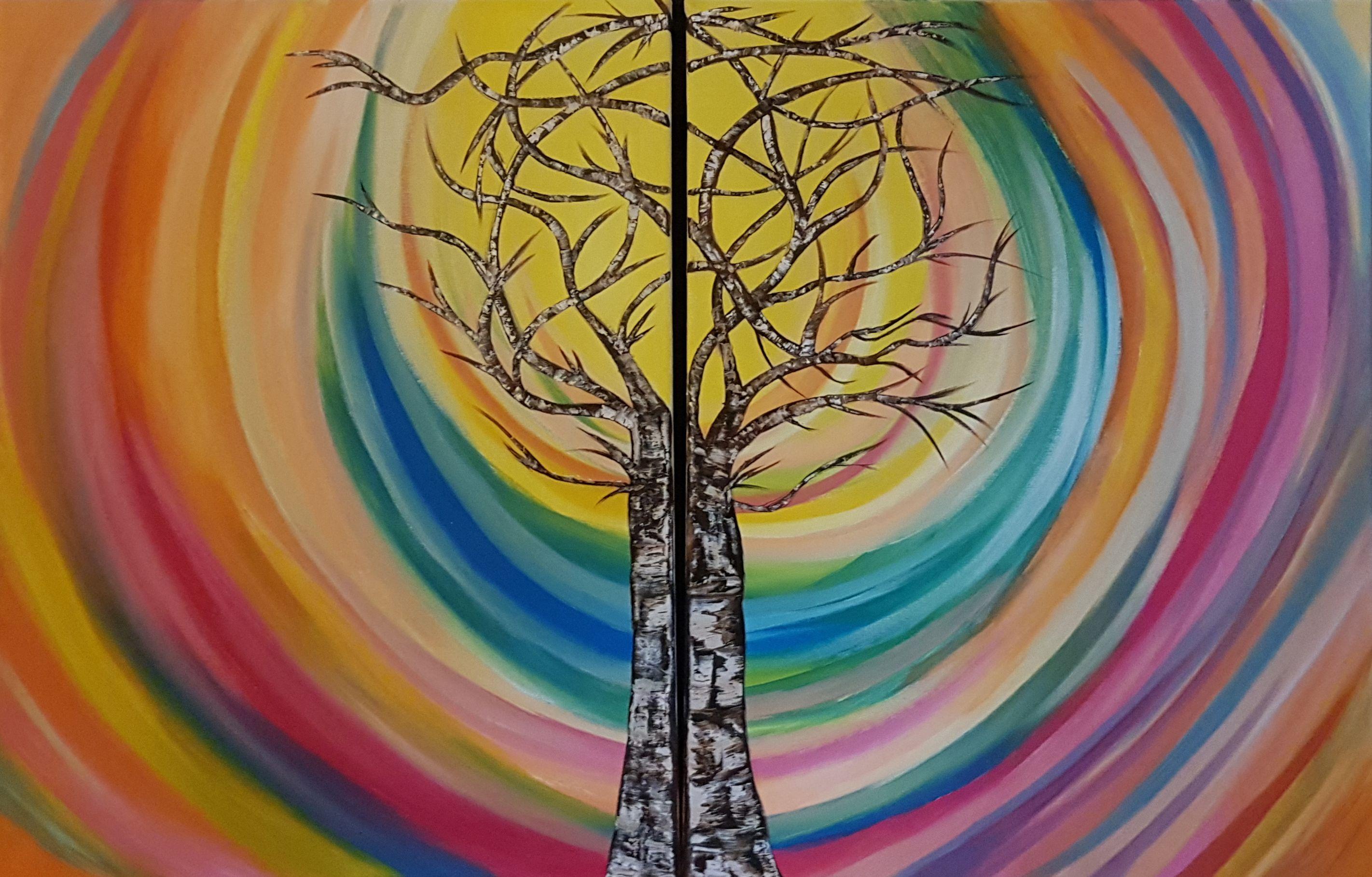 tree of paradise painting