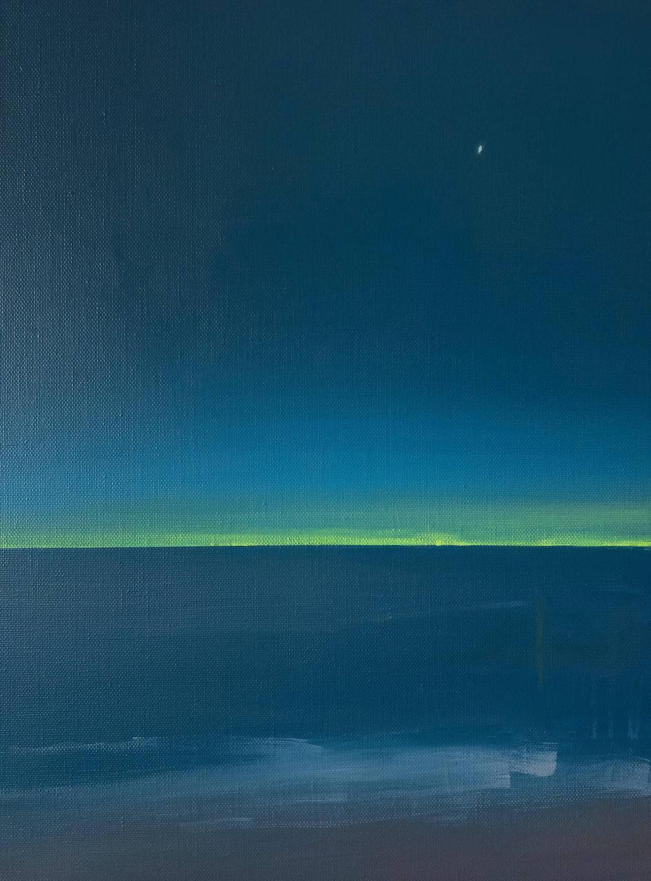 Beach. Night., 80x60 cm, acrylic , canvas