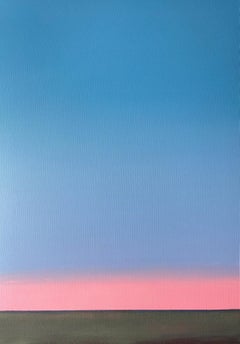 Blauer Horizont, 100x70 cm, Öl, Leinwand