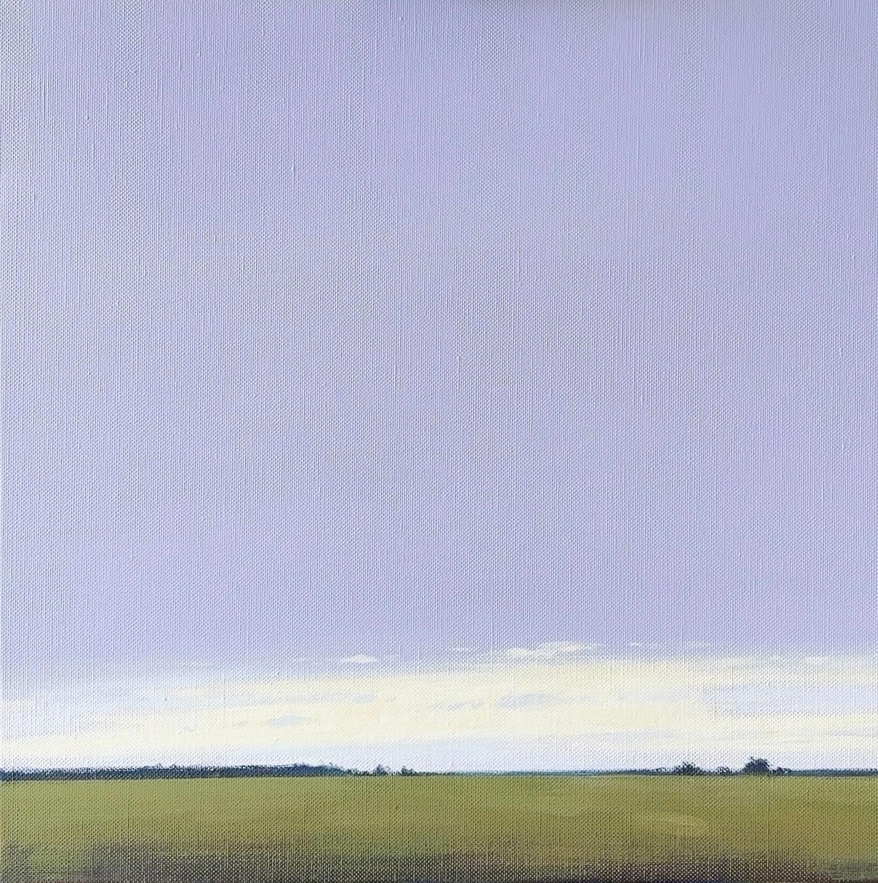 Evening horizon , 60x60 cm, oil, acrylic, canvas