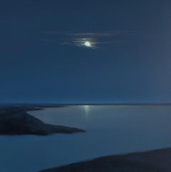 Silent night, 70x70 cm, oil, acrylic, canvas